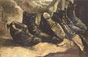 Vincent Van Gogh Three Pairs of Shoes (nn04) Sweden oil painting reproduction